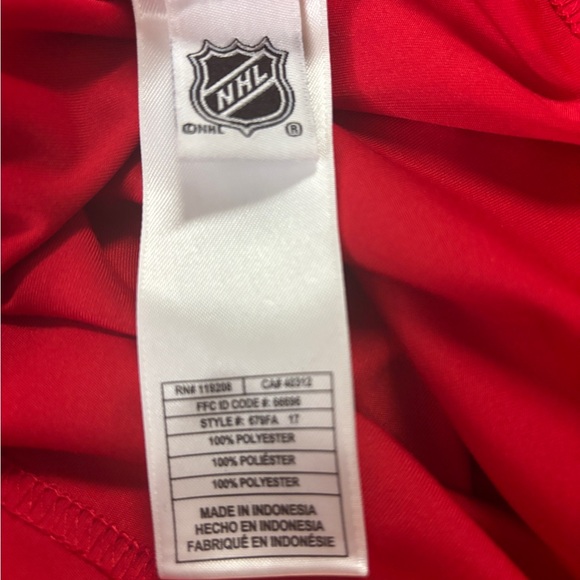 Men's adidas Red New Jersey Devils Under the Lights AEROREADY Quarter-Zip Large - Picture 8 of 10